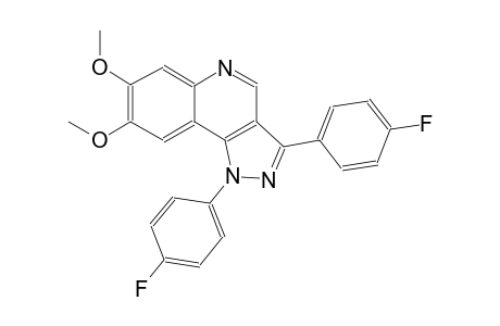 1,3-bis(4-fluorophenyl)-7,8-dimethoxy-1H-pyrazolo[4,3-c]quinoline