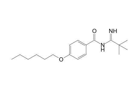 N-[4-(n-Hexyloxy)benzoyl]pivalamidine