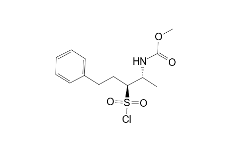 ((1R,2S)-2-Chlorosulfonyl-1-methyl-4-phenyl-butyl)-carbamic acid methyl ester