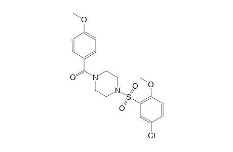 piperazine, 1-[(5-chloro-2-methoxyphenyl)sulfonyl]-4-(4-methoxybenzoyl)-