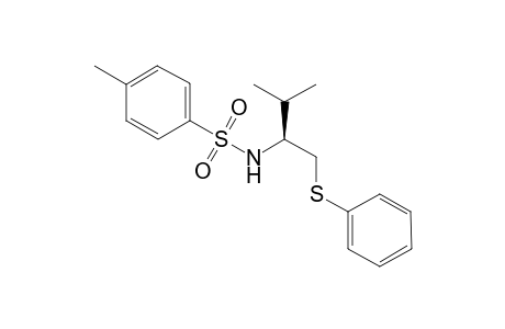 (S)-N-p-Toulenesulfonyl-2-amino-3-methyl-1-thiophenylbutane