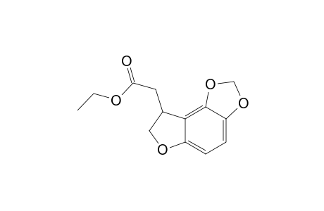 2-(7,8-dihydrofuro[2,3-g][1,3]benzodioxol-8-yl)acetic acid ethyl ester