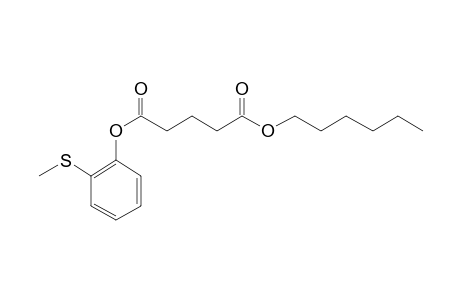 Glutaric acid, hexyl 2-(methylthio)phenyl ester