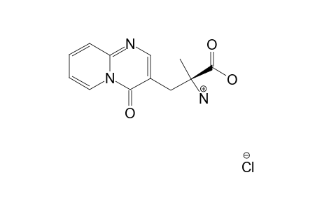 (2S)-2-AMINO-3-(4-OXOPYRIDO-[1,2-A]-PYRIMIDIN-3-YL)-PROPIONIC-ACID-HYDROCHLORIDE