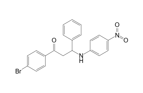1-(4-bromophenyl)-3-(4-nitroanilino)-3-phenyl-1-propanone
