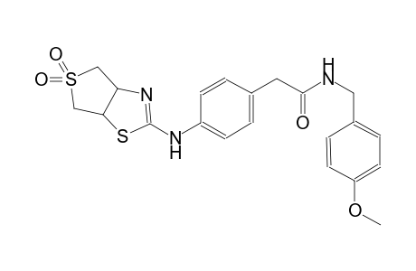 benzeneacetamide, 4-[(3a,4,6,6a-tetrahydro-5,5-dioxidothieno[3,4-d]thiazol-2-yl)amino]-N-[(4-methoxyphenyl)methyl]-