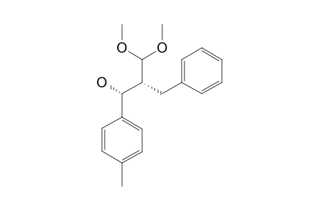 SYN-(1R*,2R*)-2-BENZYL-3,3-DIMETHOXY-1-PARA-METHYLPHENYL-1-PROPANOL