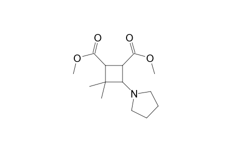 Dimethyl 4,4-Dimethyl-cis-3-(1-pyrrolidinyl)cyclobutane-r-1,trans-2-dicarboxylate