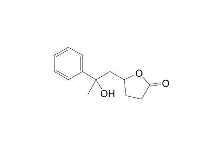 5-(2-Hydroxy-2-phenylpropyl)tetrahydrofuran-2-one