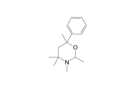 2,4,4,6-TETRAMETHYL-6-PHENYL-N-METHYLTETRAHYDRO-1,3-OXAZIN