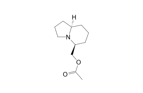 5-(Acetoxymethyl)indolizidine