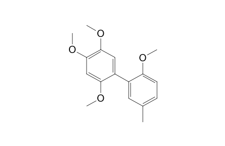 1,1'-Biphenyl, 2,2',4,5-tetramethoxy-5'-methyl-