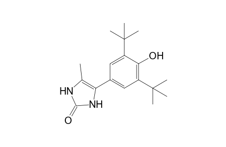 4-(3,5-di-tert-butyl-4-hydroxyphenyl)-5-methyl-4-imidazolin-2-one
