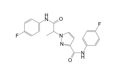 1H-pyrazole-1-acetamide, N-(4-fluorophenyl)-3-[[(4-fluorophenyl)amino]carbonyl]-alpha-methyl-