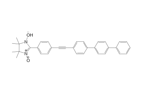 4,4,5,5-Tetramethyl-2-(4-[1,1';4',1"]-terphenyl-4-ylethynylphenyl)-4,5-dihydro-1H-imidazole 1-oxyl 3-oxide