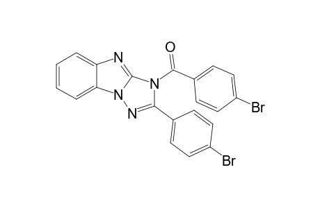 1(or 3)-(4-Bromobenzoyl)-2-(4-bromophenyl)-1(or 3)H-1,2,4-triazolo[1,5-a]benzimidazole