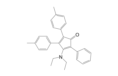2,4-Cyclopentadien-1-one, 3-(diethylamino)-4,5-bis(4-methylphenyl)-2-phenyl-