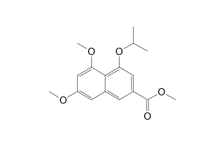 4-isopropoxy-5,7-dimethoxy-naphthalene-2-carboxylic acid methyl ester