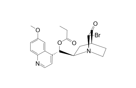 (2S,8R,9S)-2-Bromo-9-propionyloxyruban-3-one
