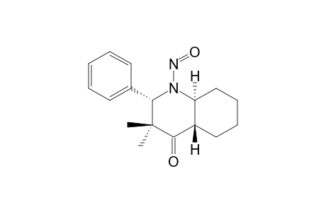 N-NITROSO-3,3-DIMETHYL-2-PHENYL-TRANS-DECAHYDROQUINOLIN-4-ONE;MINOR-CONFORMER
