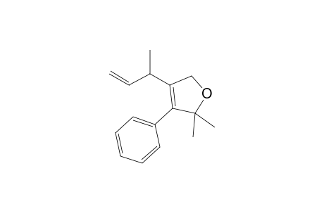 3-but-3-en-2-yl-5,5-dimethyl-4-phenyl-2H-furan