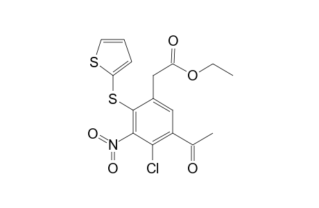 Ethyl .alpha.-(5'-acetyl-3'-nitro-2'-thienylthio)-4-chlorophenylacetate