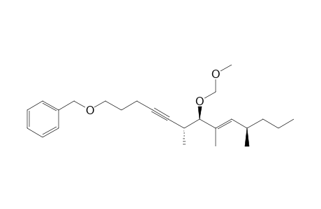 (6R,7R,8E,10R)-1-Benzyloxy-7-methoxymethoxy-6,8,10-trimethyltridec-8-en-4-yne