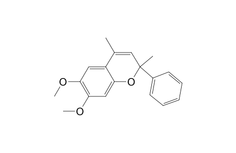 6,7-Dimethoxy-2,4-dimethyl-2-phenyl-1-benzopyran