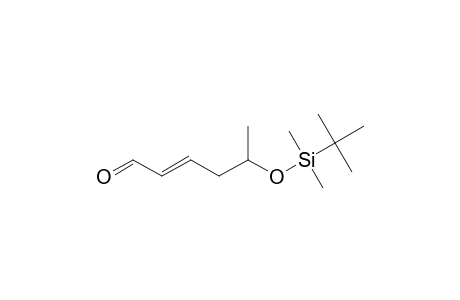 (2E)-5-([tert-Butyl(dimethyl)silyl]oxy)-2-hexenal