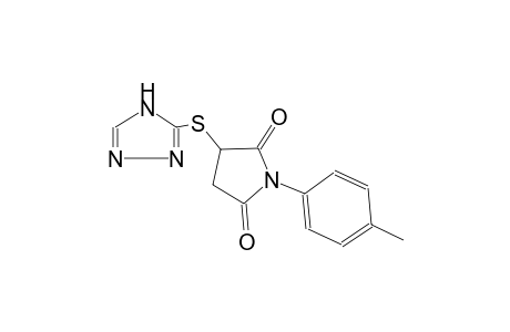 2,5-pyrrolidinedione, 1-(4-methylphenyl)-3-(4H-1,2,4-triazol-3-ylthio)-