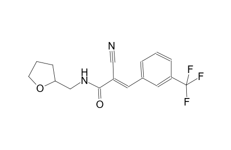 (2E)-2-cyano-N-(tetrahydro-2-furanylmethyl)-3-[3-(trifluoromethyl)phenyl]-2-propenamide