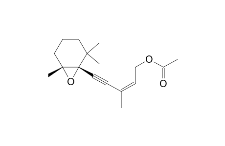 2-Penten-4-yn-1-ol, 3-methyl-5-(2,2,6-trimethyl-7-oxabicyclo[4.1.0]hept-1-yl)-, acetate, (Z)-(.+-.)-