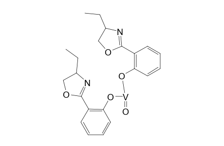 bis[ 2-( 4-Ethyl-3,1-oxazolinyl)phenolato]oxovanadium (V) complexe