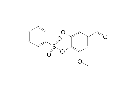 benzaldehyde, 3,5-dimethoxy-4-[(phenylsulfonyl)oxy]-