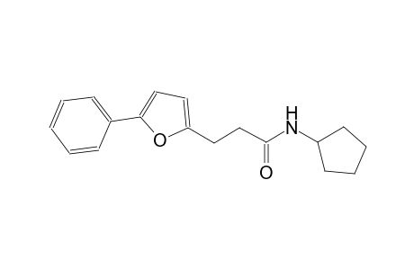 2-furanpropanamide, N-cyclopentyl-5-phenyl-