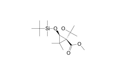 cis-Methyl-2-tert.-butyldimethylsiloxy)-1-(1-hydroxy-1-methylethyl)-3,3-dimethylcyclopropanecarboxylate