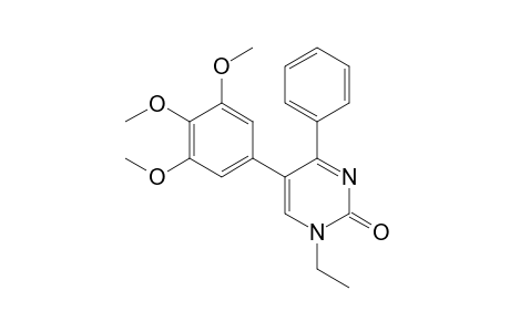 1-ethyl-4-phenyl-5-(3,4,5-trimethoxyphenyl)-2(1H) pyrimidinone