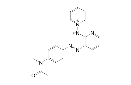 Pyridinium N-{3-[4-(N-methylacetamido)phenylazo]pyridin-2-yl} aminide