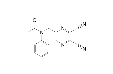 N-[(5,6-dicyano-2-pyrazinyl)methyl]-N-phenylacetamide