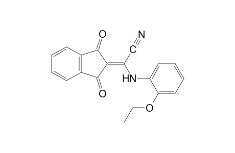 1,3-dioxo-alpha-(o-phenetidino)-delta square,alpha-indanacetonitrile
