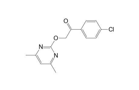 1-(4-Chlorophenyl)-2-[(4,6-dimethyl-2-pyrimidinyl)oxy]ethanone