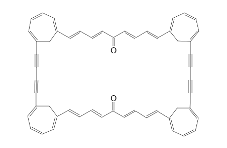 7,8,9,10,32,33,34,35-Octadehydro-21,24-dihydro-1,6:11,16,:26,31:36,41-tetramethano[50]annulen-21,46-dione