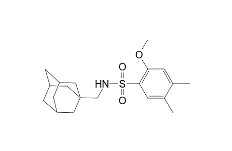 Benzenesulfonamide, N-(adamantan-1-yl)methyl-2-methoxy-4,5-dimethyl-