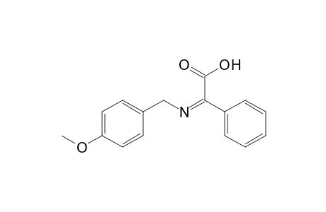 Benzeneacetic acid, .alpha.-[[(4-methoxyphenyl)methyl]imino]-