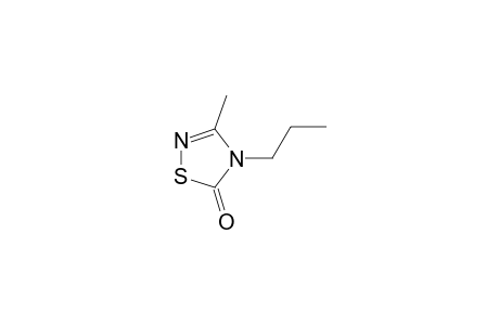 1,2,4-thiadiazol-5(4H)-one, 3-methyl-4-propyl-