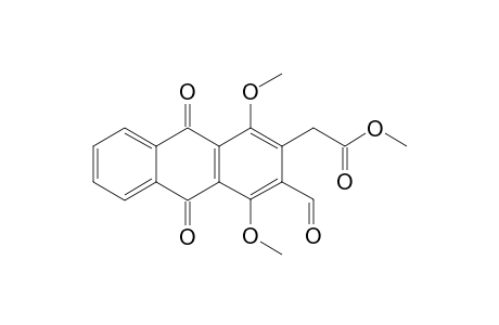 Methyl 3-formyl-1,4-dimethoxy-9,10-dioxo-9,10-dihydroanthracene-2-acetate