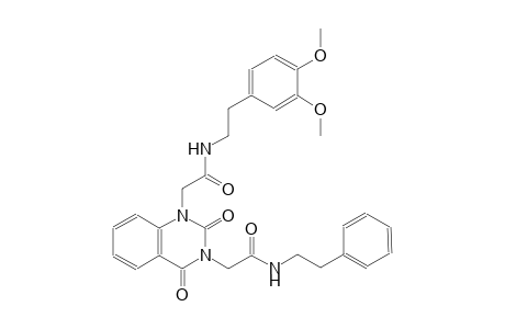 1,3-quinazolinediacetamide, N~1~-[2-(3,4-dimethoxyphenyl)ethyl]-1,2,3,4-tetrahydro-2,4-dioxo-N~3~-(2-phenylethyl)-