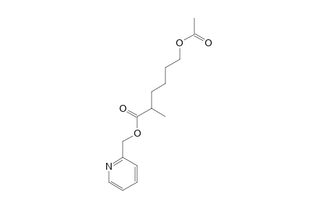 6-ACETOXY-2-METHYL-HEXANOIC-ACID-2-PYRIDINYLMETHYLESTER