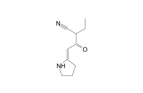 2-Ethyl-3-oxo-4-pyrrolidin-2-ylidene-butyronitrile