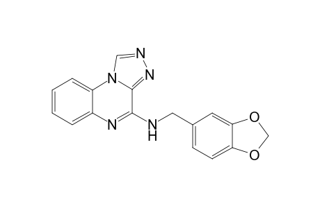 [1,2,4]Triazolo[4,3-a]quinoxalin-4-amine, N-(1,3-benzodioxol-5-ylmethyl)-